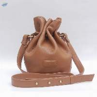 Adisher Genuine Leather Drawstring Hobo Bag