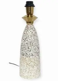 TI-3040 Iron & Terrazzo Table Lamp With Brass 