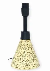 TI-3041 Iron & Terrazzo Table Lamp with Black Po