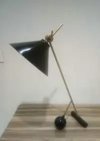 TI-TL-5051 Iron Table Lamp with Black & Antique