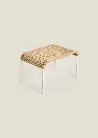 Jardin En Ville Mango Wood & Jute Bench