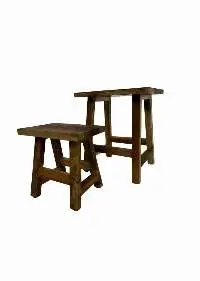 Premium Airforce Set of 2 Mango Wood Tables