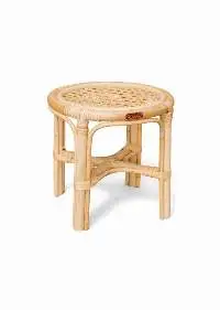 Jardin En Ville Mango Wood & Rattan Stools