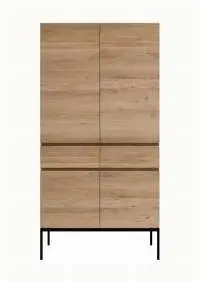 Ligna Solid Acacia Wood Storage Cupboard