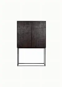 Grooves Solid Mango Wood Storage Cupboards