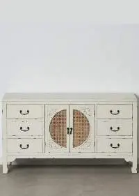 Dark Brown Mango Wood Wardrobe