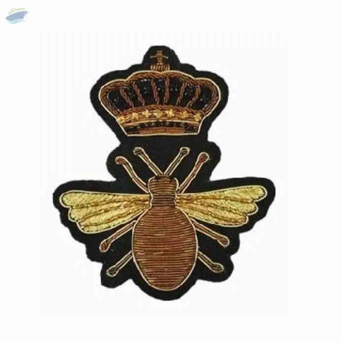 Hand Embroidery Bee Scree Brooch