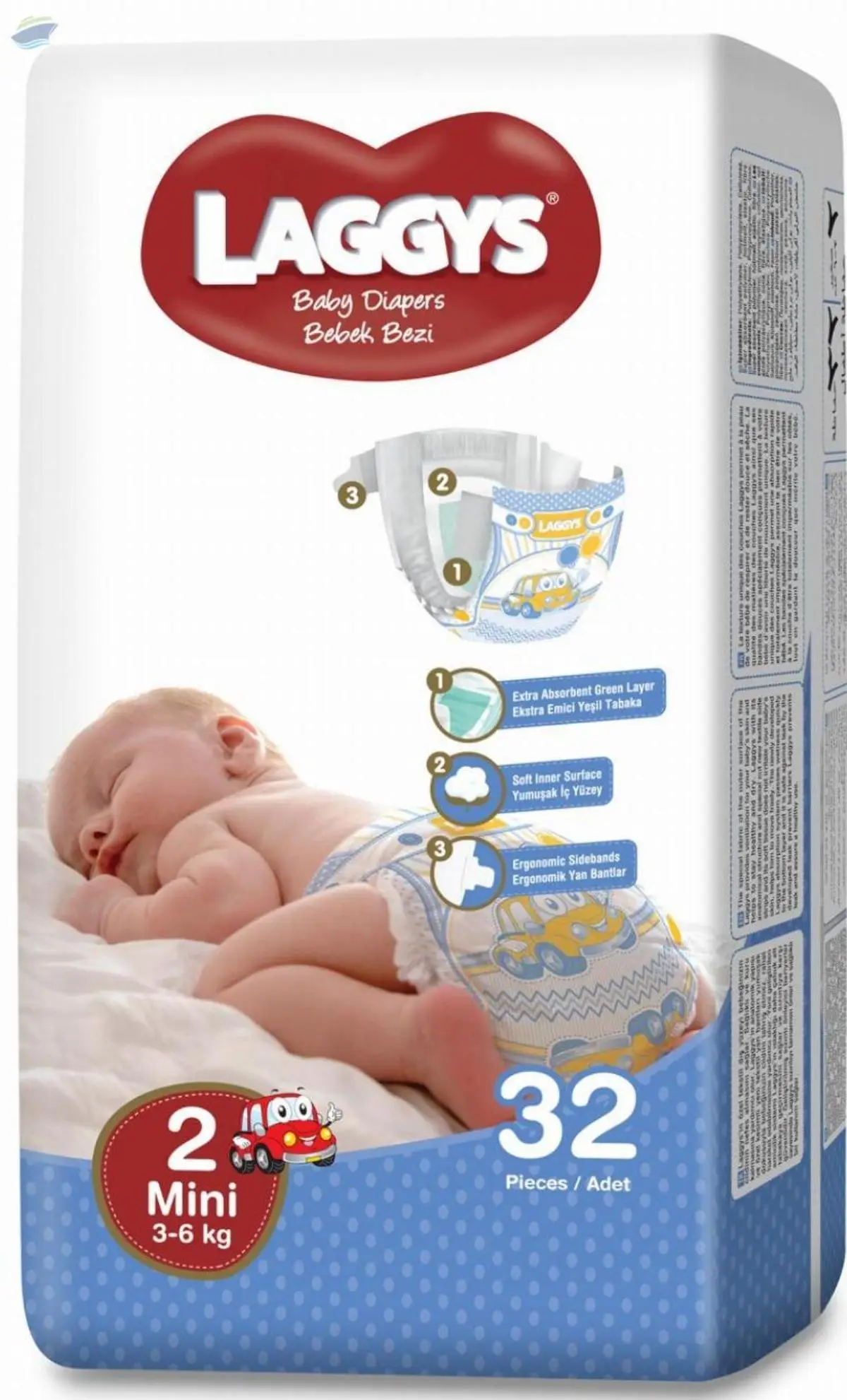 Laggys Baby Diaper Eco Pack 1