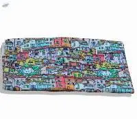 Funky Digital Print Canvas Fabric