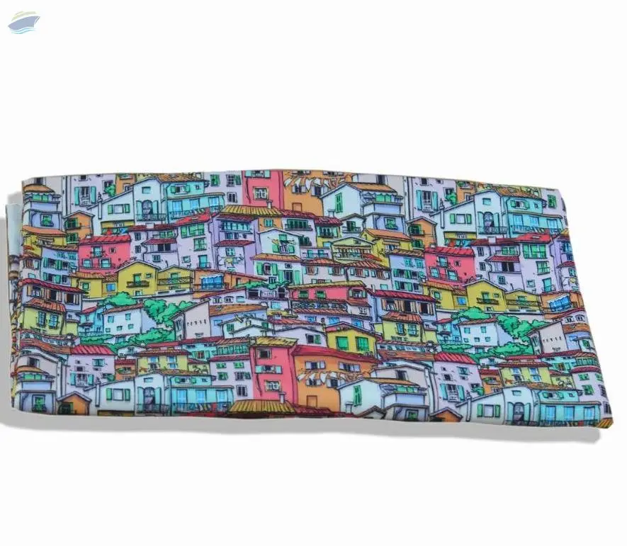 Funky Digital Print Canvas Fabric
