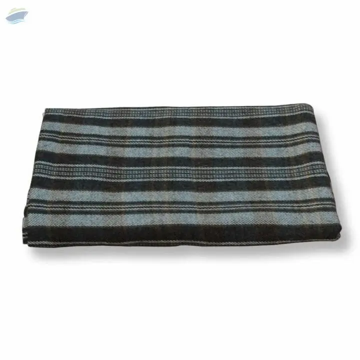 Grey Yarn Dyed Flannel Check Fabric