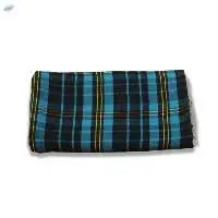 Unstitched Navy Blue Cotton Flannel Fabric