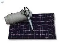 Unstitched Red-Blue Pure Cotton Checkered Fabric