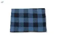 Blue & Grey Cotton Plaid Flannel Fabric