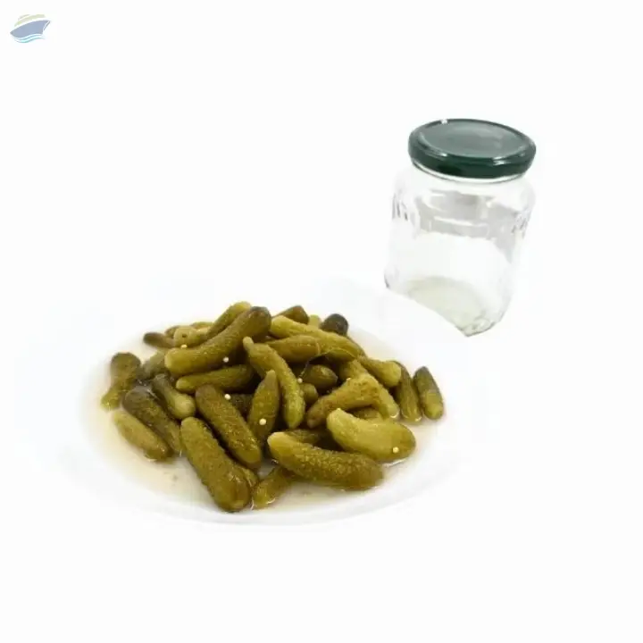 Gherkins In Can & Glass Jar