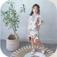 Oneset Mickey Sit Fashion Girl