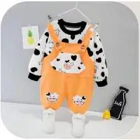 Oneset Overal Pattern: Sweet Cow Fashion Baby