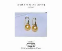Gold Pearl Earrings