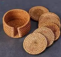 Rattan Coaster