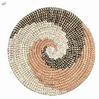 Seagrass Plate for Wall Hanging Decoration