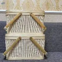 Bamboo Picnic Basket