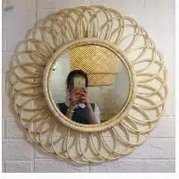 Rattan Mirror