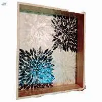 Wooden Tray Panited Color From Vietnam