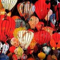 Bamboo Silk Lantern