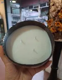 Candle Coconut Shell Bowl