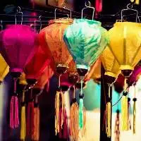 Traditional Silk Lantern For Decoration