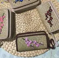 Vintage Basket For Women/ Seagrass Basket