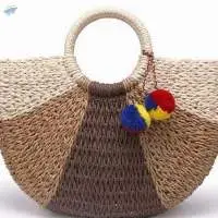 Water Hyacinth Hand Bag For Woman