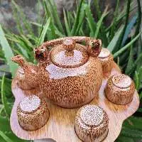 Coconut Set of Teapot