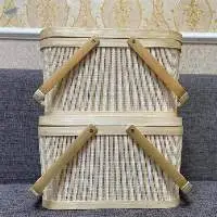 Bamboo Picnic Basket