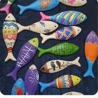 Antique Wooden Fish