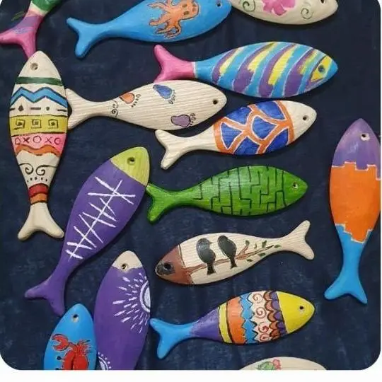 Antique Wooden Fish