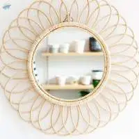 Rattan Mirror For Home Decor