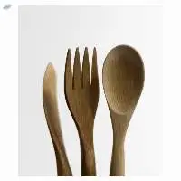 Coconut Wood Spoon Fork Knife