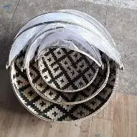 Set of Bamboo Food Cover