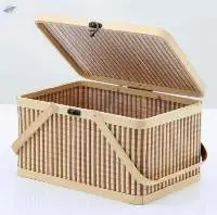 Fruit Storage Bamboo Basket