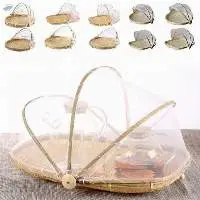 Handmade Natural Winnowing Bamboo Storage Food