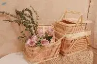 Picnic Basket Bamboo Basket