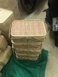 Basket For Picnic Bamboo Basket