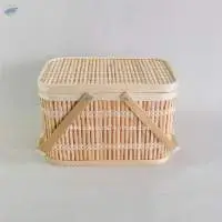 Natural Material Bamboo Basket For Multipurpose