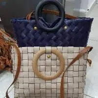 Handwoven Plastic Bag For Summer