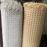 Yellow Plastic Cane Webbing Mesh