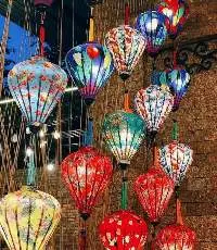 Colorful Hoi An Silk Lanterns