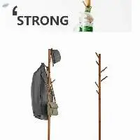 Eco-Friendly Bamboo Clothes Hanging Rack
