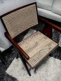 New Design Rattan Webbing Dining Chair