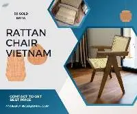 Cane Rattan Dining Chair with Arms